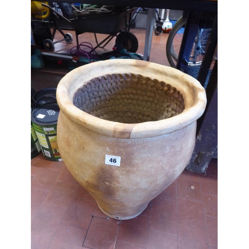 46 - Terracotta olive pot (20