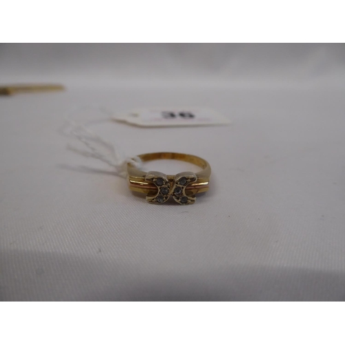 36 - 18ct gold bracelet and matching ring set (9.3g)