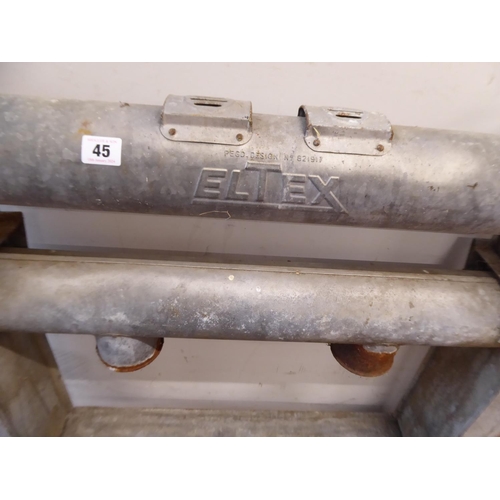 45 - Galvanised Eltex greenhouse paraffin heaters