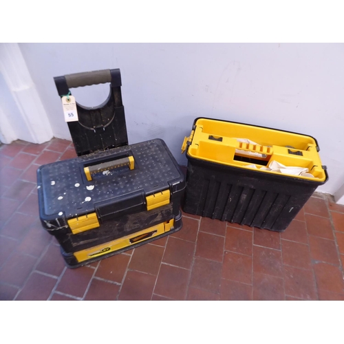 55 - Stanley trolley tool box