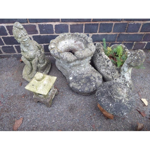 12 - Concrete garden ornaments and planters (5)