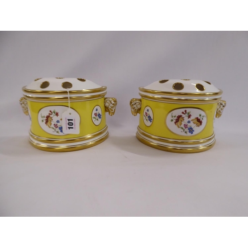 Pair of Lynton porcelain bough pots