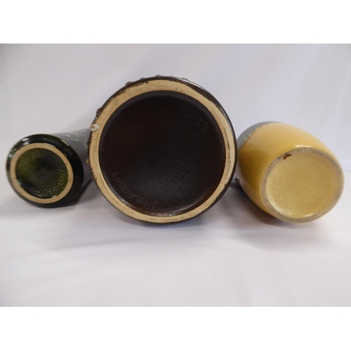 39 - Mid 20thC West German pottery vases (3)