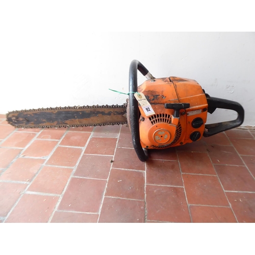 92 - Husqvarna petrol chainsaw