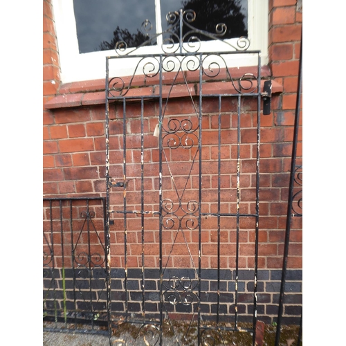 6 - Wrought iron side gate  (approx 34