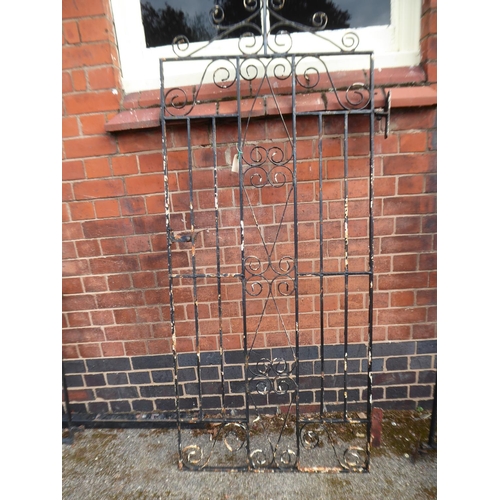 6 - Wrought iron side gate  (approx 34