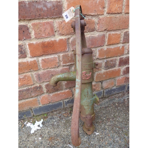 20 - 'Real' cast iron garden pump