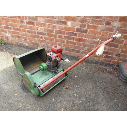 53 - Suffolk Punch petrol cylinder lawn mower