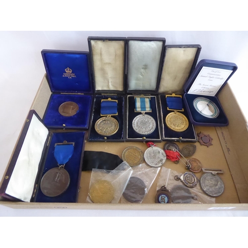97 - Sporting, educational medallions etc.