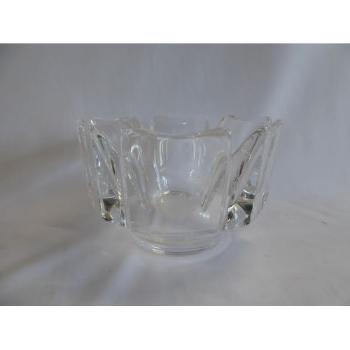 109 - Boxed Orrefors glass 'Corona' bowl - Lars Hellsten
