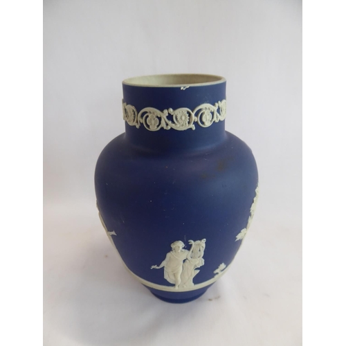 123 - Pair Adams, Tunstall jasperware vases