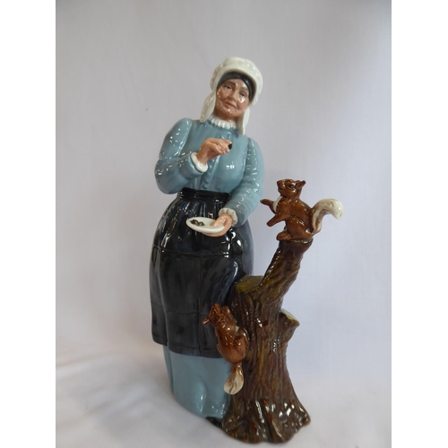 14 - Royal Doulton figures - 'Silks and Ribbons', 'Tuppence a Bag', 'Good Friends' (3)