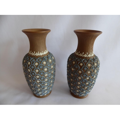 140 - Royal Doulton Lambeth vases etc. (5)