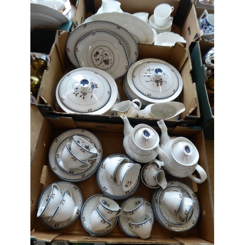 163 - Royal Doulton 'Old Colony' dinner service (2 boxes)