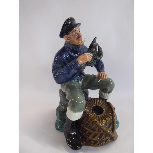 18 - Royal Doulton figures - 'The Blacksmith' and 'The Lobster Man' (2)