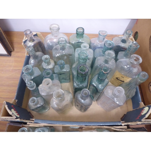 194 - Chemists and veterinary etc. glass bottles - Leicester, Nottingham etc. (approx 60 in 2 boxes)