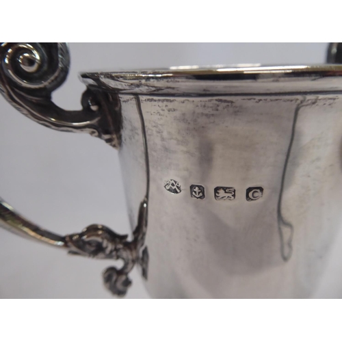 4 - Silver twin handled trophy cup - Birmingham 1927 (4.1 ozt)