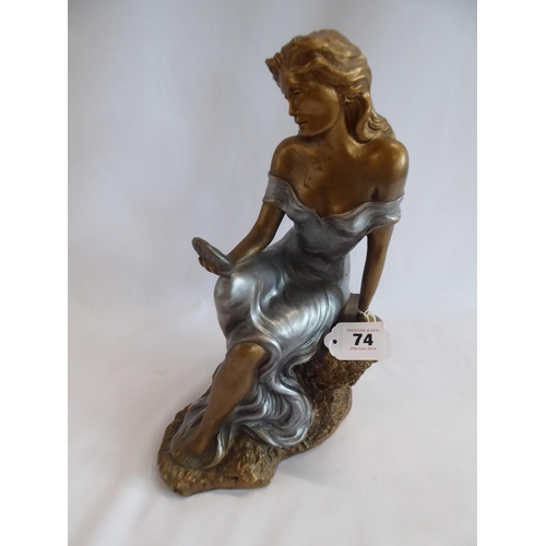 74 - Austin sculpture girl on rock - Alice Heath (13