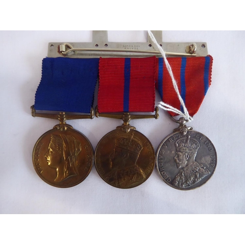 85 - Metropolitan police medals - Victorian jubilee 1897, King Edward VII coronation, George V 1911 award... 