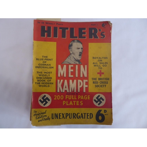 94 - Hitler's Mein Kampf part work magazines 1-18