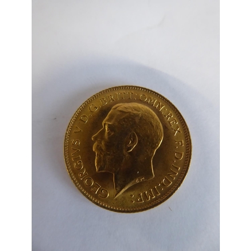 47 - Gold half sovereign 1913