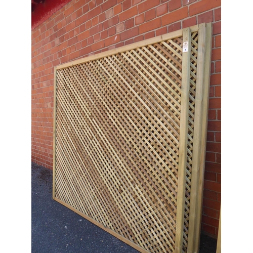 8 - 'Hambleton' privacy lattice panels - 1800 x 1830mm (3)