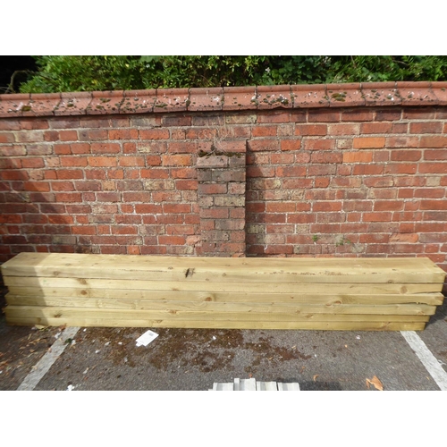 14 - Wooden garden sleepers (3000x225x75mm) (6)