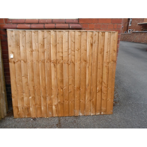 21 - Wooden feather edge fence panel (1820x1520mm) (3)