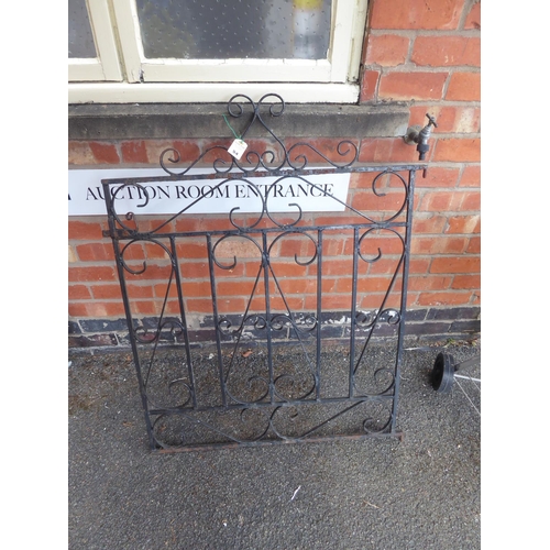 54 - Wrought iron railings (4) pedestrian gate