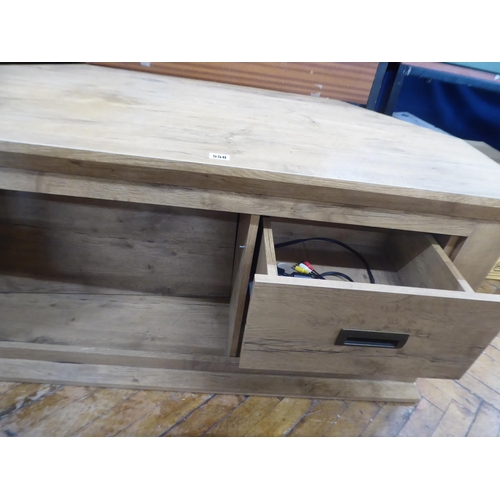 566 - Light oak effect TV stand