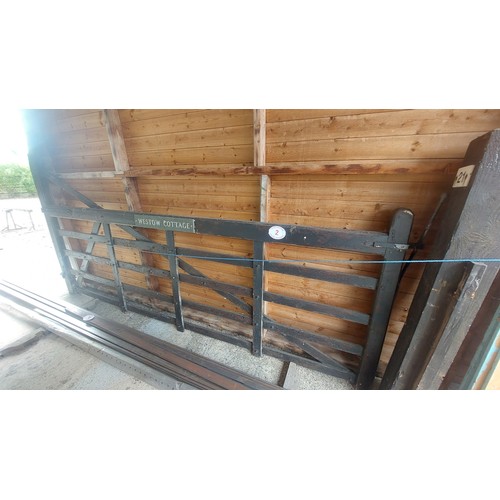 2 - Timber 11ft left sided gate