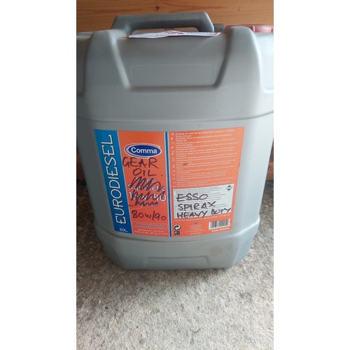 6 - Approx 15L 80w/90 Esso Spirax HD gear oil