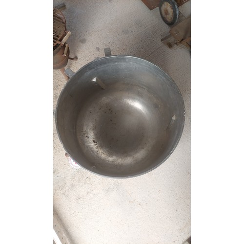 13 - Heavy Stainless steel mixing cauldron