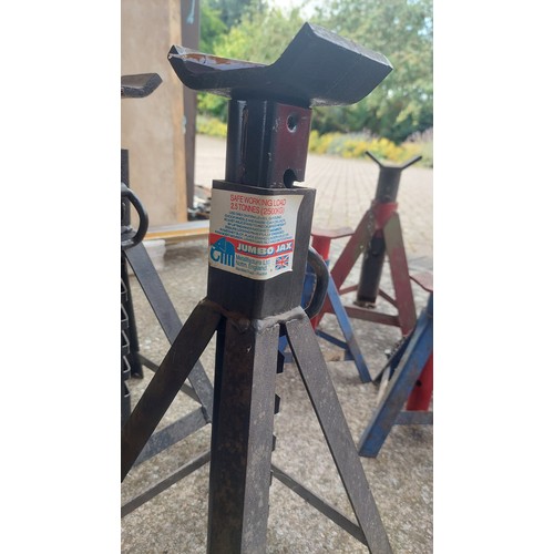 21 - 4   2.5t jumbo jacks axle stands