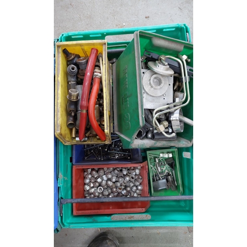 100 - 3 x Boxes nuts, bolts, springs etc