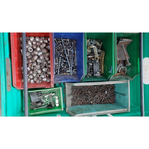 100 - 3 x Boxes nuts, bolts, springs etc