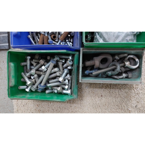 107 - Qty nuts and bolts etc