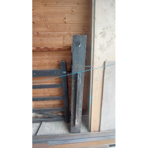 2 - Timber 11ft left sided gate