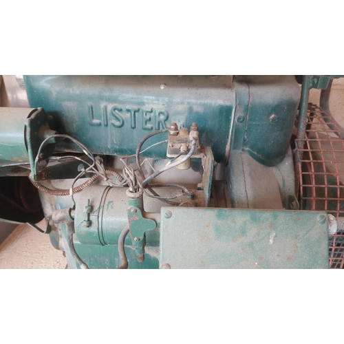 37 - 1973 Lister diesel generator 25KVA - light use in recent years