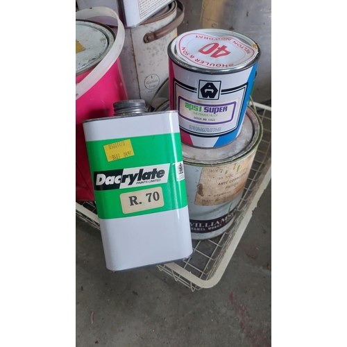 40 - Qty vehicle paints and thinners