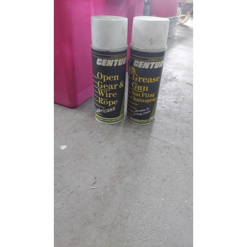 43 - Qty Grease and lubricants etc