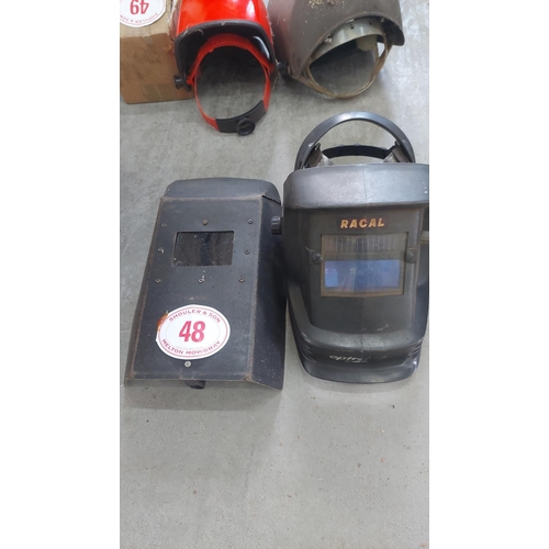 48 - 2 x Welding masks