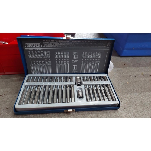 80 - Draper 40 piece bit set