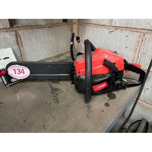 134 - Castle Garden XC3700 Chainsaw 14inch - has compression