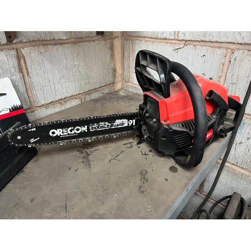 134 - Castle Garden XC3700 Chainsaw 14inch - has compression