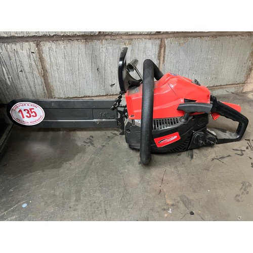 135 - Castle Garden XC3700 Chainsaw 16inch - has compression