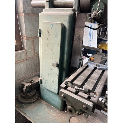 150 - Tom Senior 3phase milling machine C/W accessories (wired in)