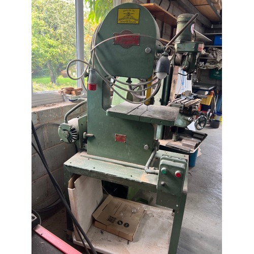 153 - Junior whitehead bandsaw on stand