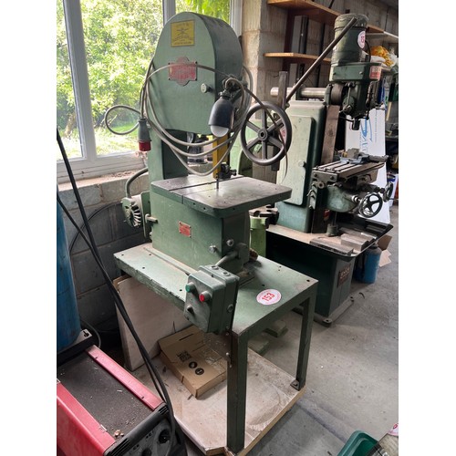 153 - Junior whitehead bandsaw on stand