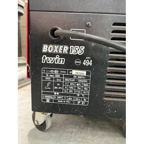 154 - Cebora Boxer 155 twin mig welder
single phase